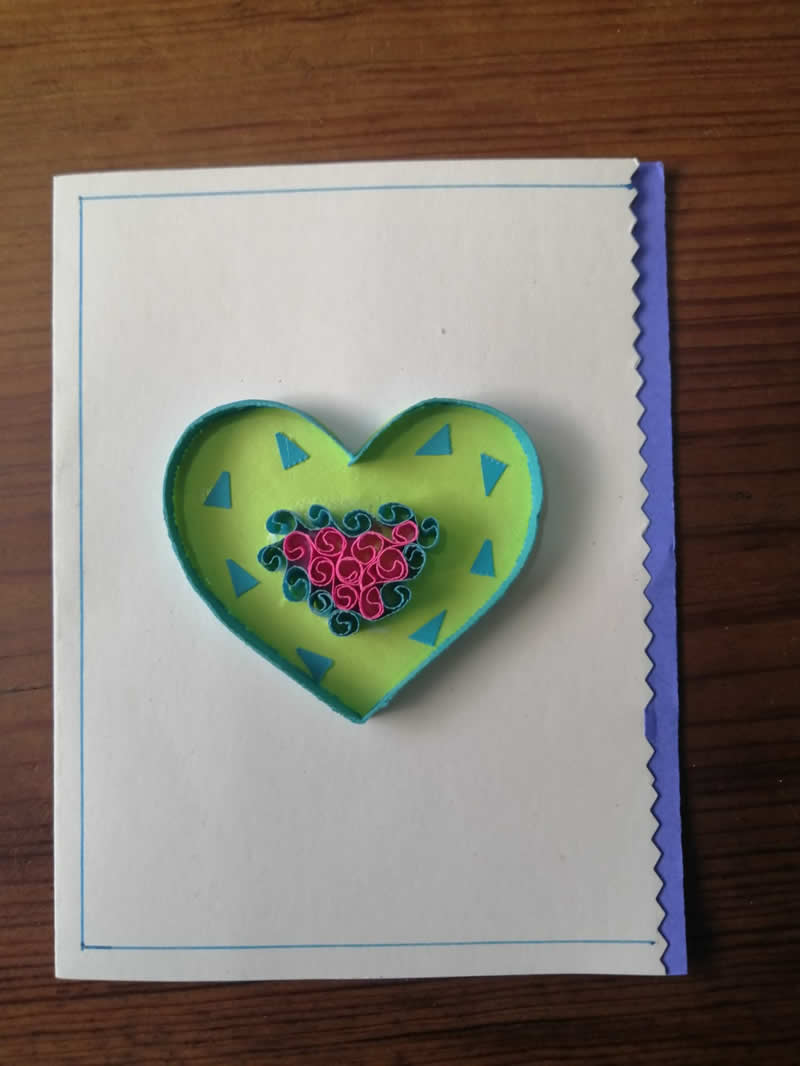 Tarjeta del d�a del Amor y la Amistad