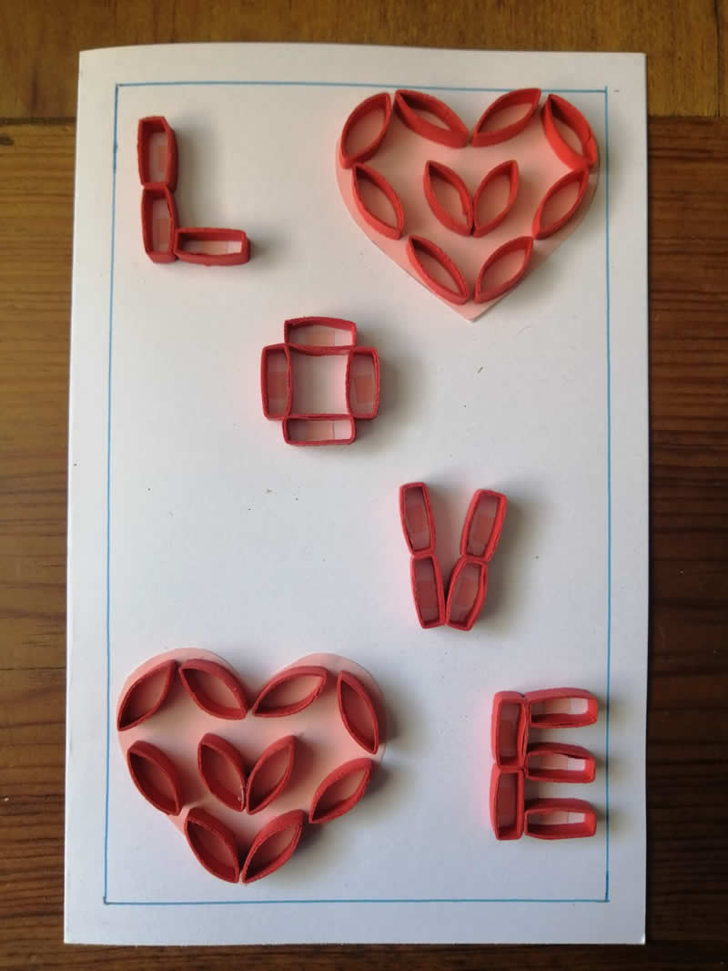 Tarjeta del d�a del Amor y la Amistad