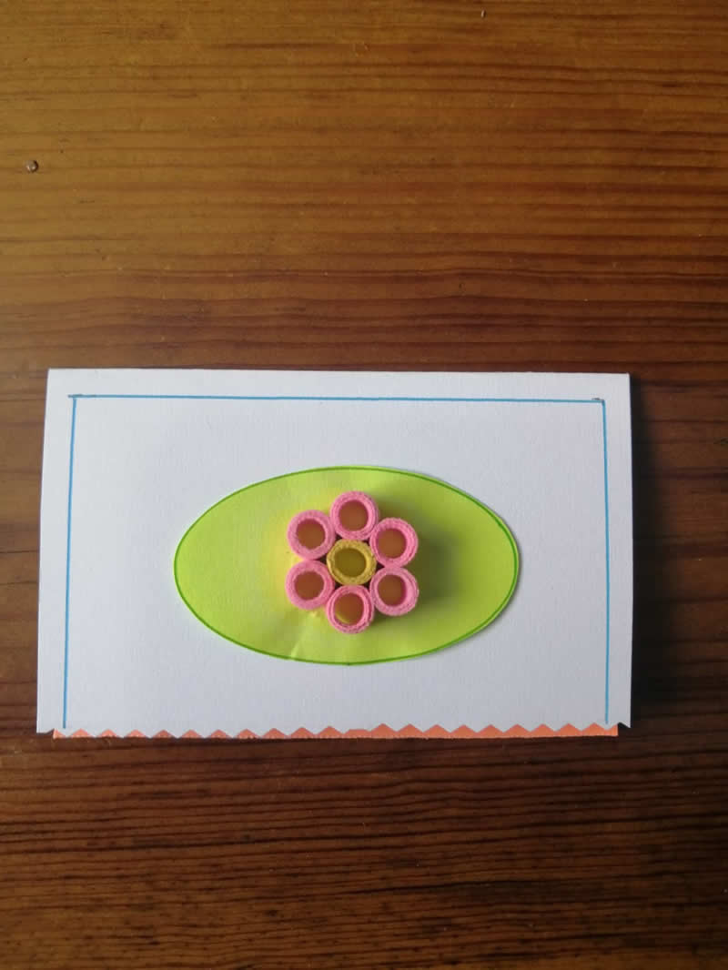 Tarjeta con flores