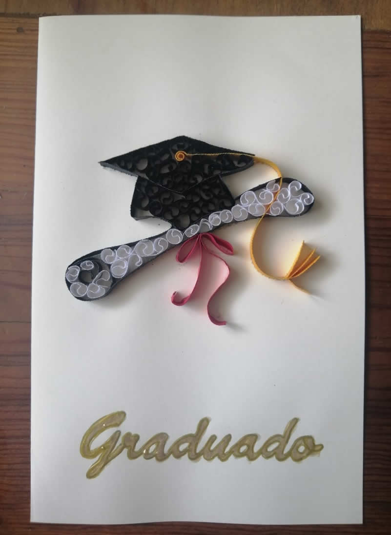 Tarjeta de graduaci�n