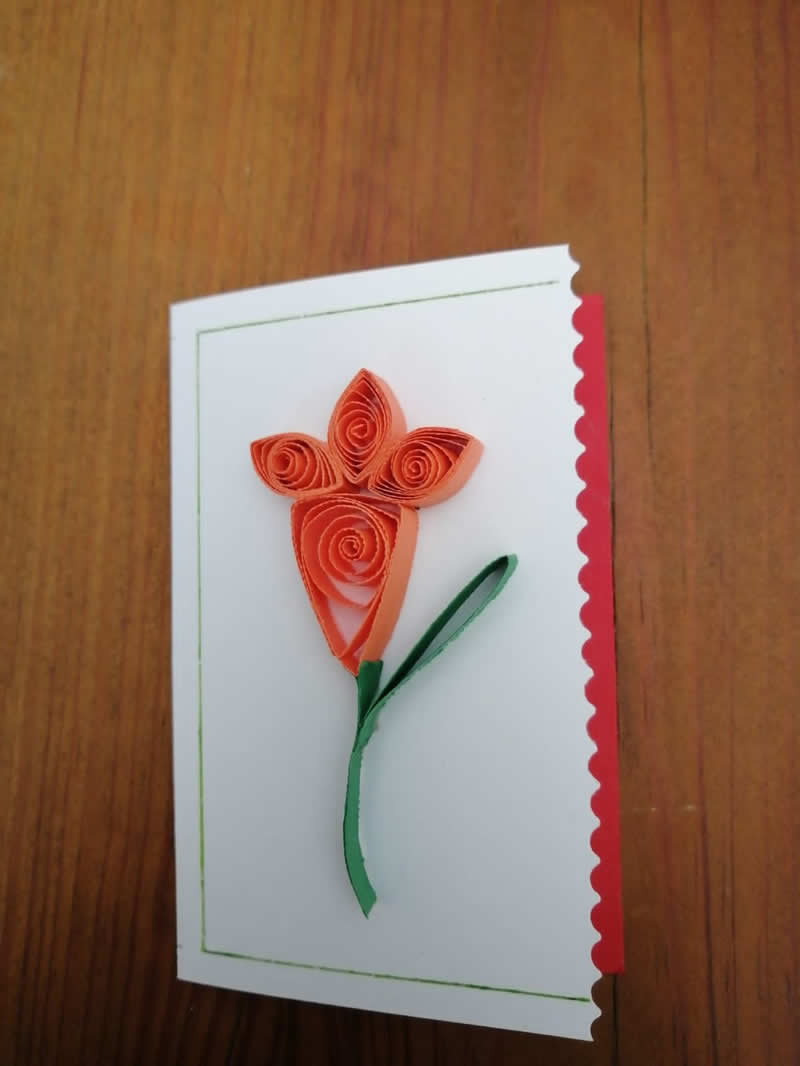 Tarjeta de flor