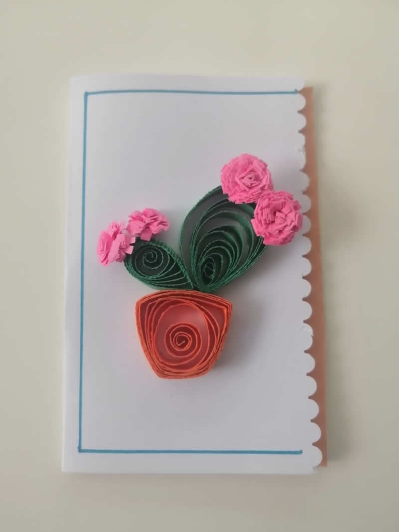 Tarjeta de flores