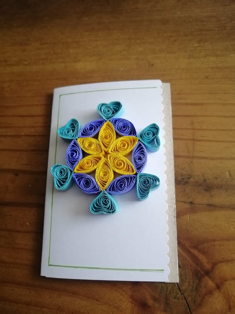 Tarjeta de mandala