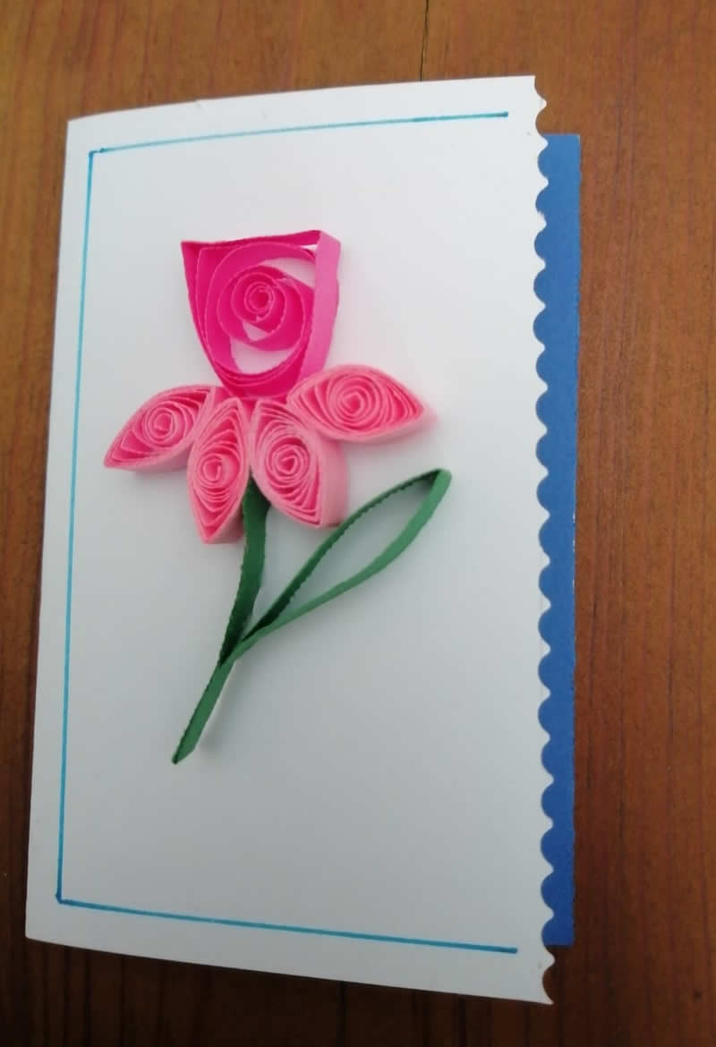 Tarjeta con flor