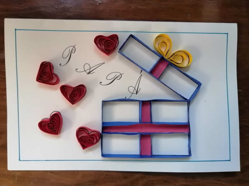 Tarjeta para pap&aacute;