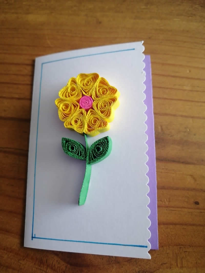 Tarjeta de flor
