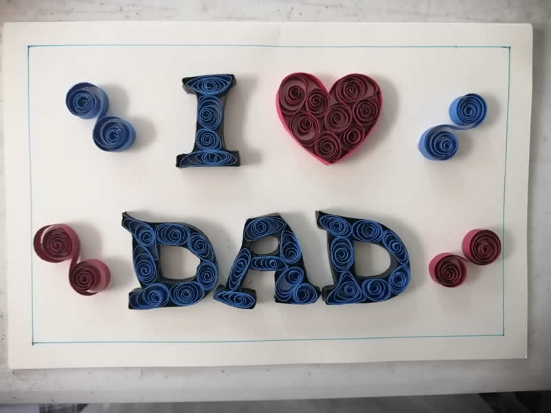 Tarjeta para pap&aacute;