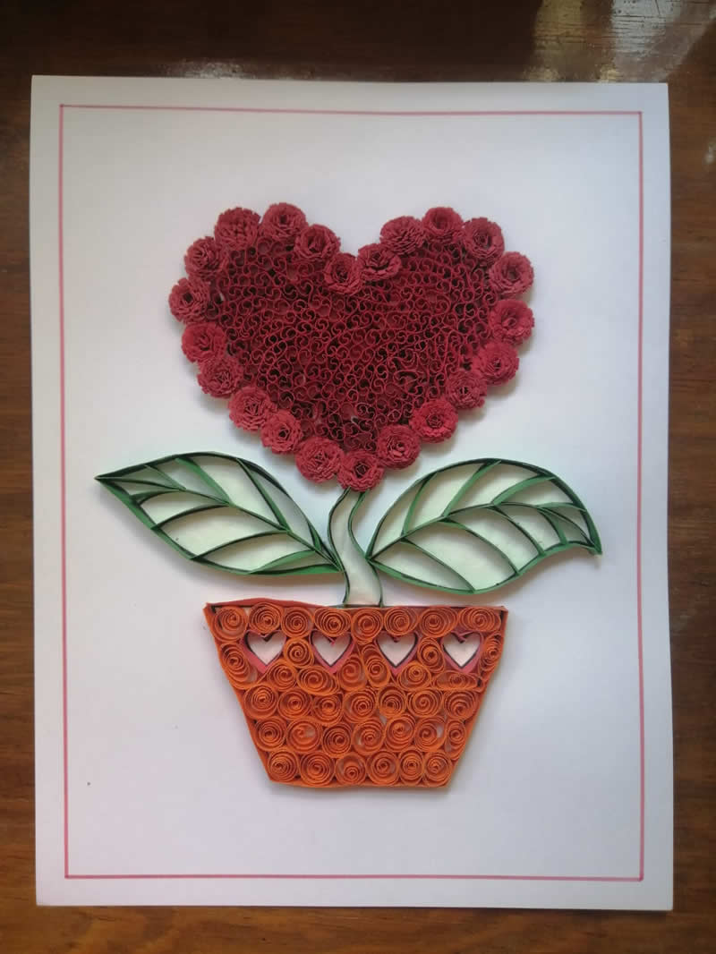 Tarjeta del amor y la amistad