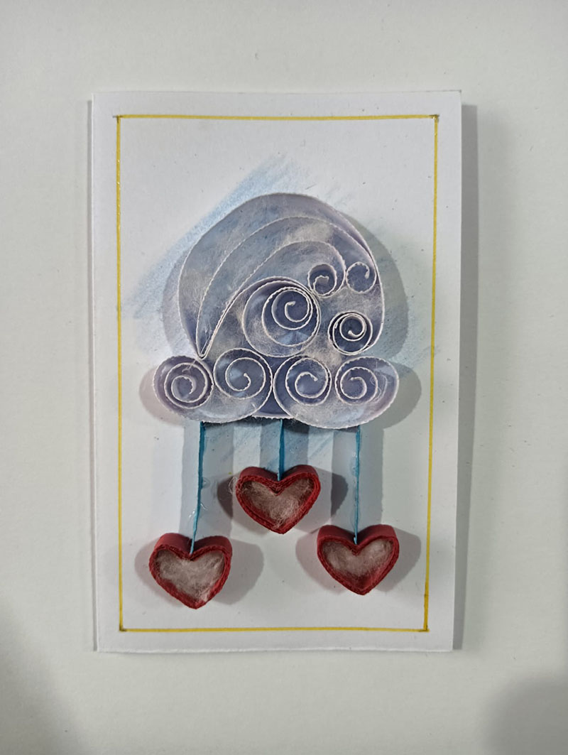 Tarjeta del amor y la amistad