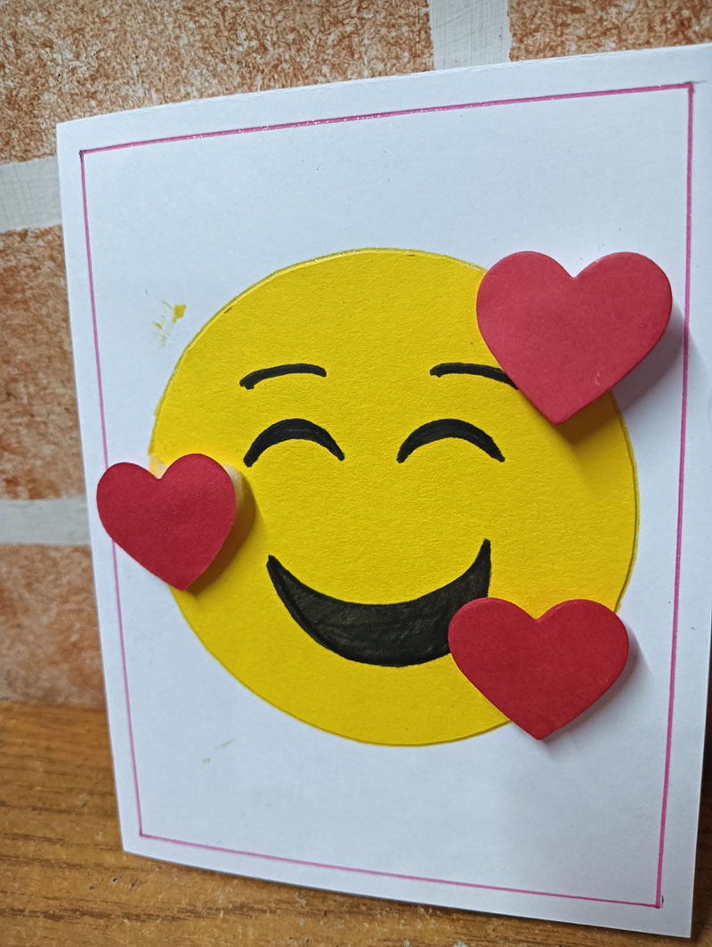 Tarjeta del amor y la amistad