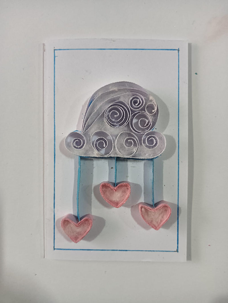 Tarjeta del amor y la amistad