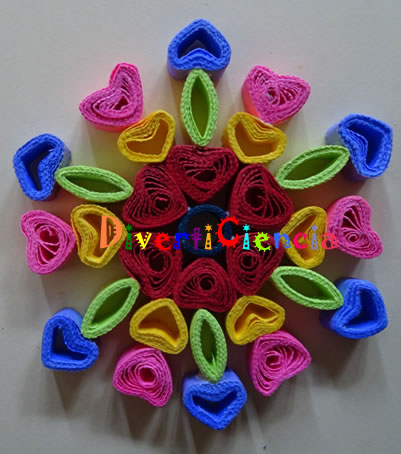 Mandala de corazones