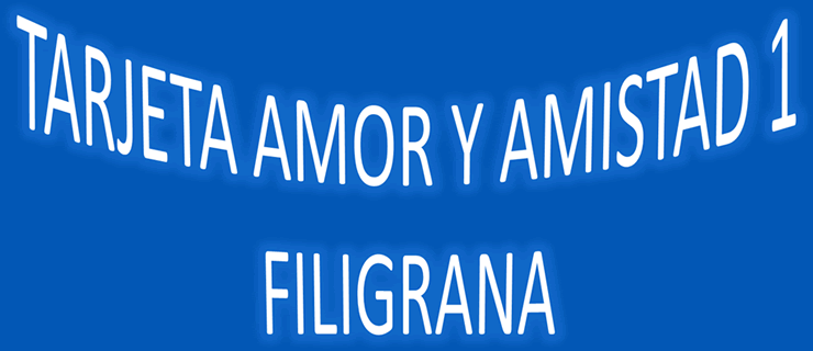 Tarjeta del amor y la amistad