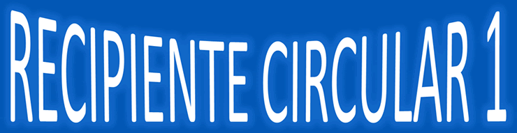 Recipiente circular 