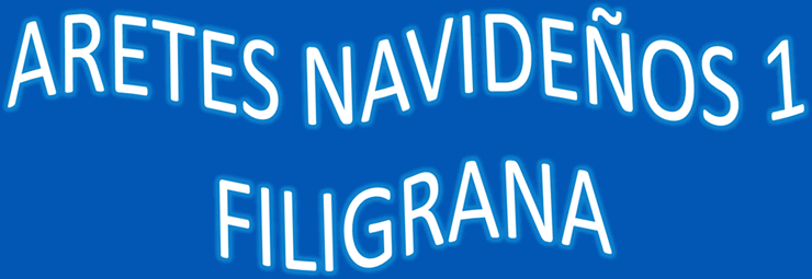 Aretes navideños