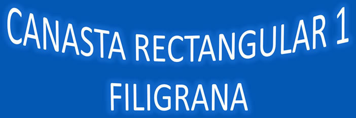 Canasta rectangular