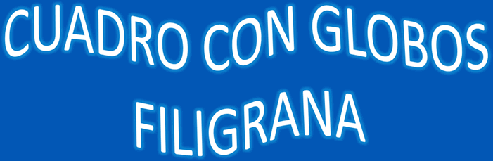 Cuadro con globos