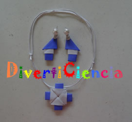 Collar y aretes