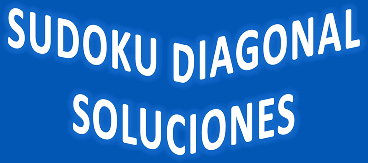Sudoku diagonal.Soluciones