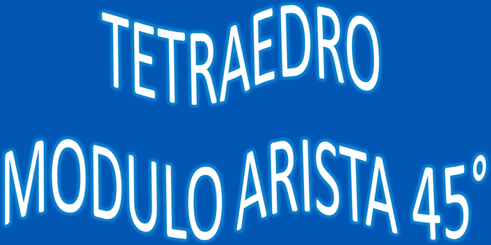 Módulo arista 45º
