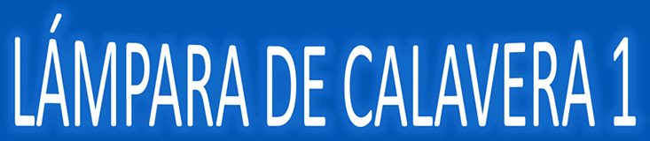 Lámpara de calavera