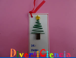 Tarjeta navideña de regalo