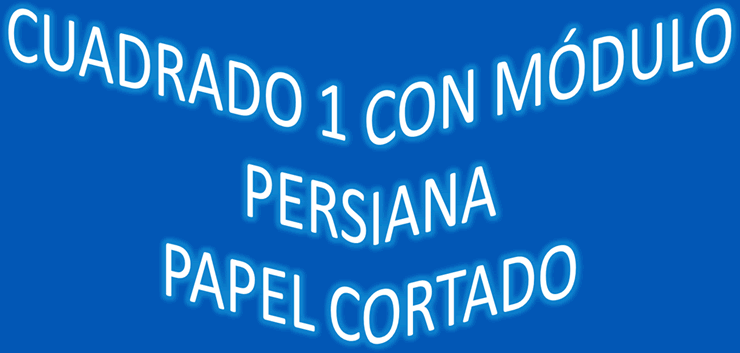 Cuadrado persiana