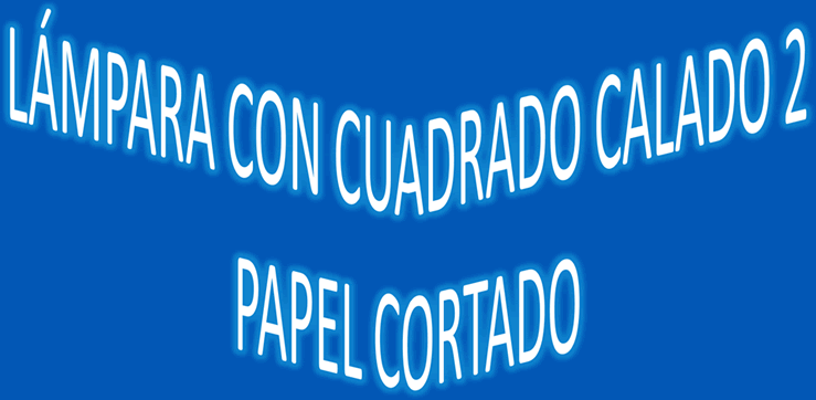 Lámpara calada