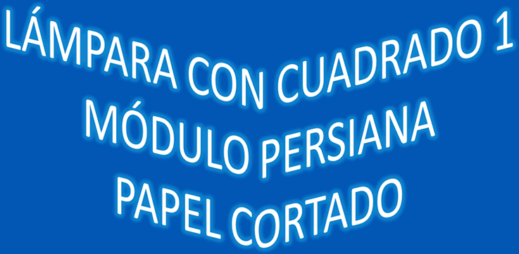 Lámpara calada