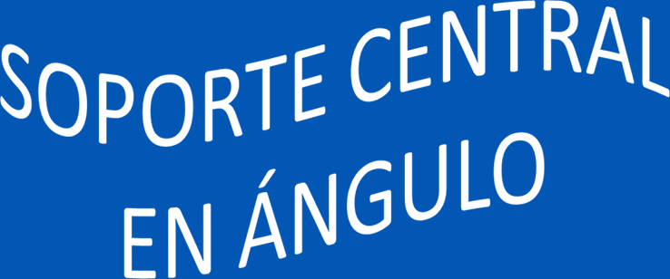 Soporte central en ángulo