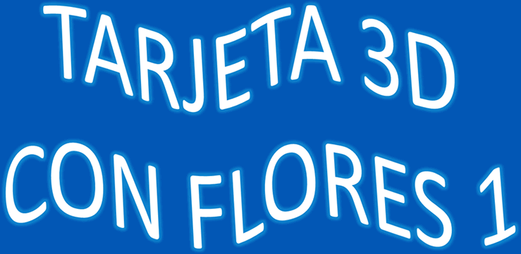 Tarjeta con flores