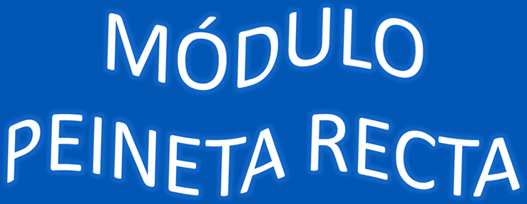 Peineta recta