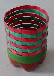 Recipiente tejido