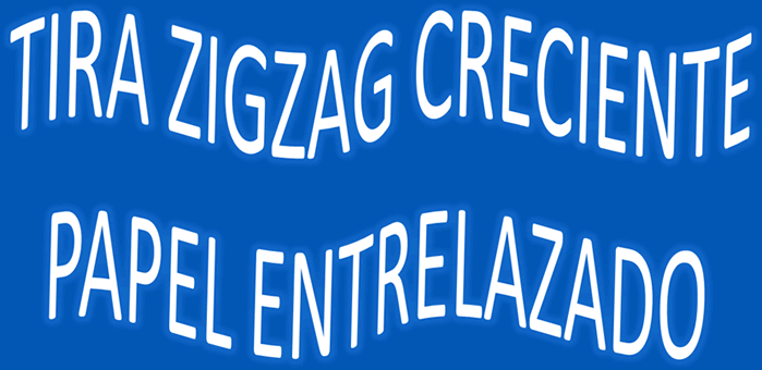 Tira Zigzag creciente