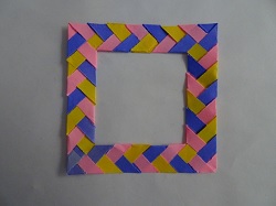 Trenza en cuadrado