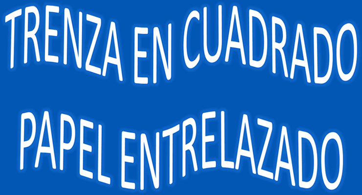 Trenza en cuadrado