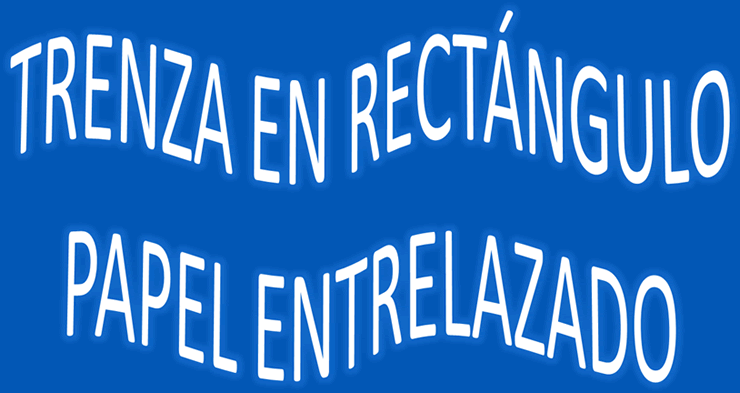 Trenza en rectángulo
