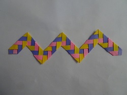 Trenza en zigzag