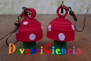 Aretes de hongo
