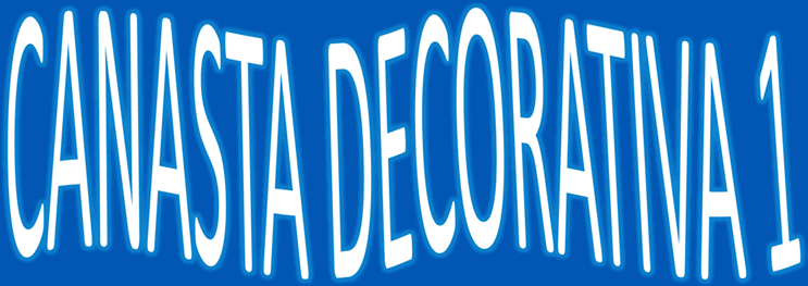 Canasta decorativa