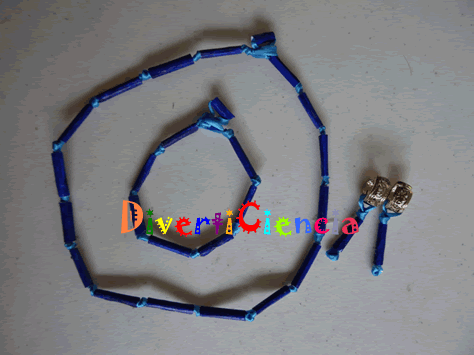 Collar, aretes y pulsera