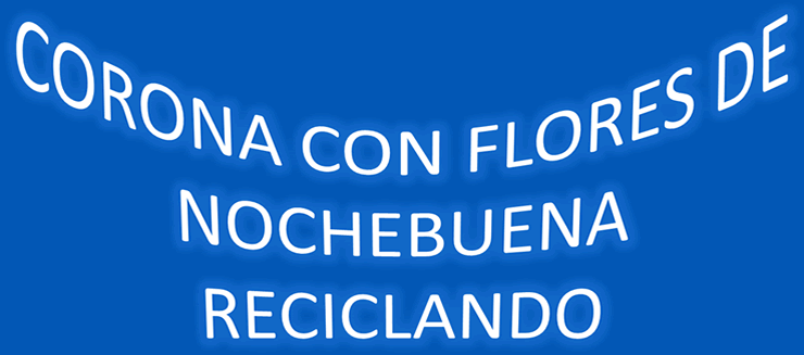 Corona de nochebuenas