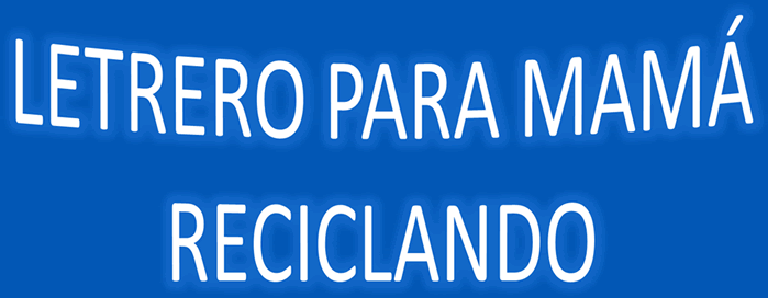Letrero mamá