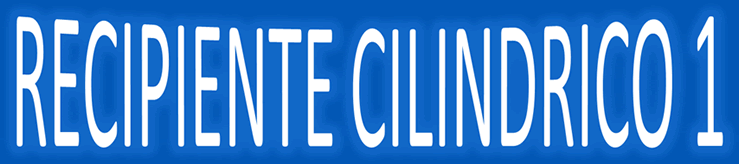 Recipiente cilíndrico 