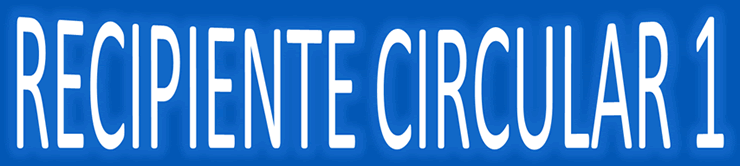 Recipiente circular 