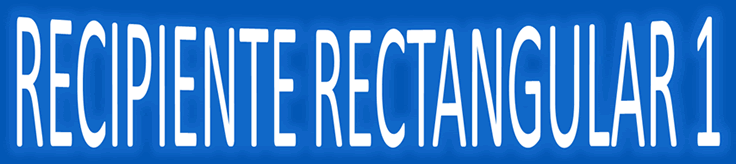 Recipiente rectangular
