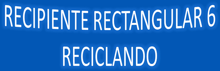 Recipiente rectangular