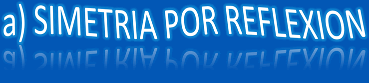 Simetrías por reflexión
