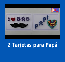 2 Tarjetas para papá